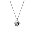 Engraved Eagle Necklace in Sterling Silver