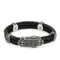 Fancy Side Lock 4g Bracelet in Sterling Silver