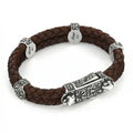 Fancy Side Lock 4g Panther Bracelet in Sterling Silver