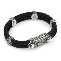 Fancy Side Lock 4g Panther Bracelet in Sterling Silver