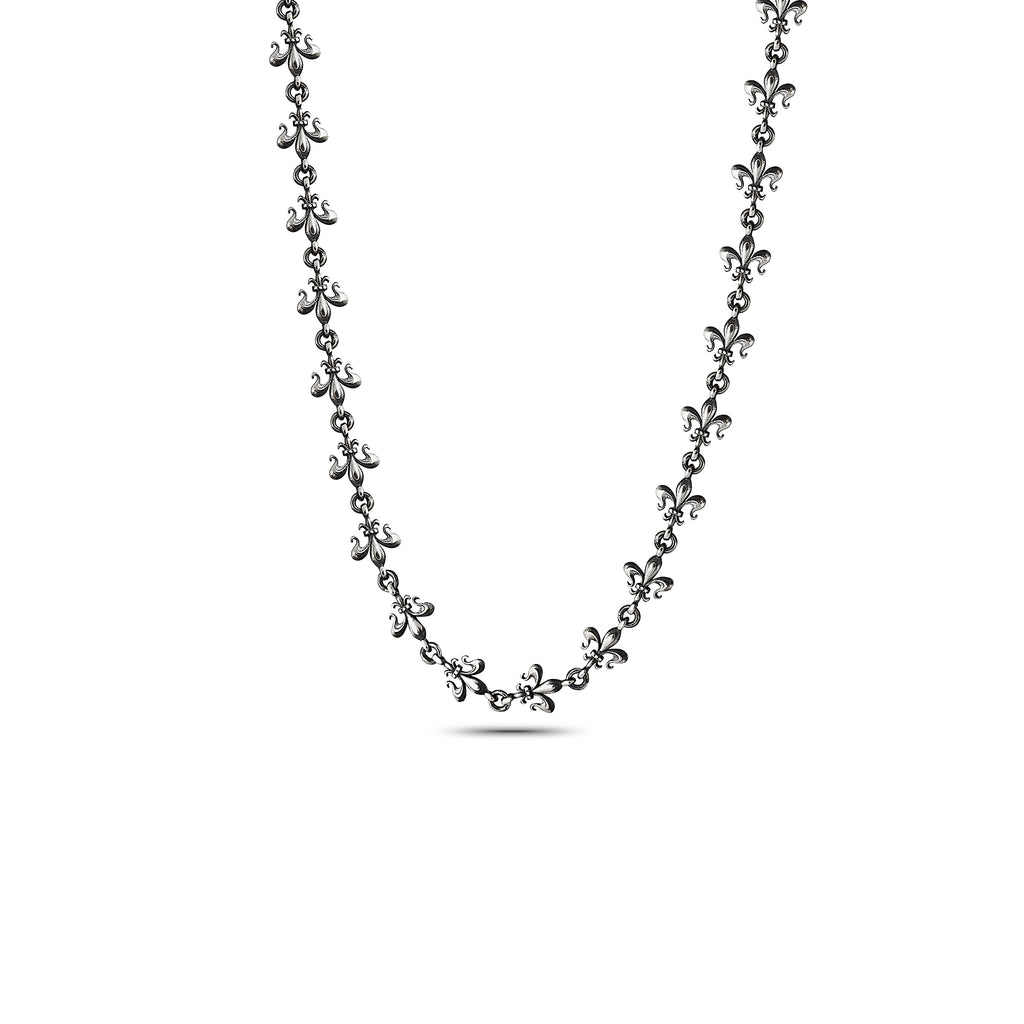 Fleur de Lis Necklace in Sterling Silver