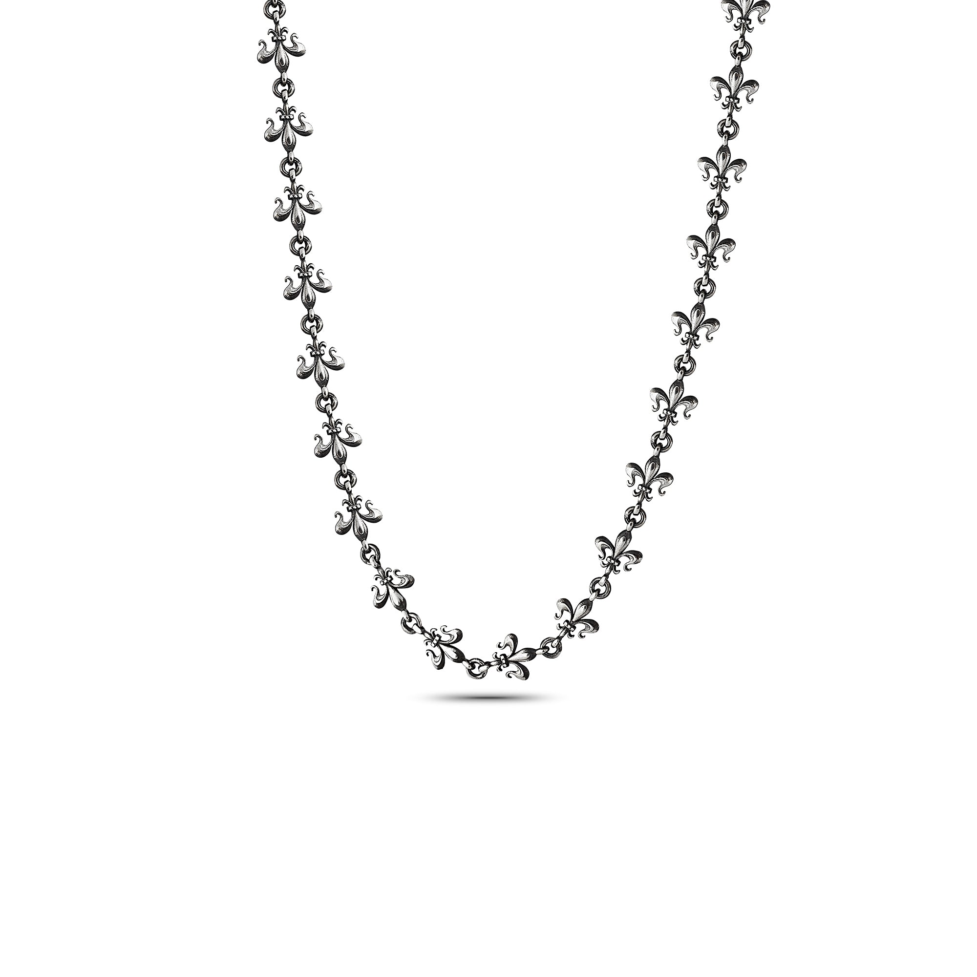 Fleur de Lis Necklace in Sterling Silver
