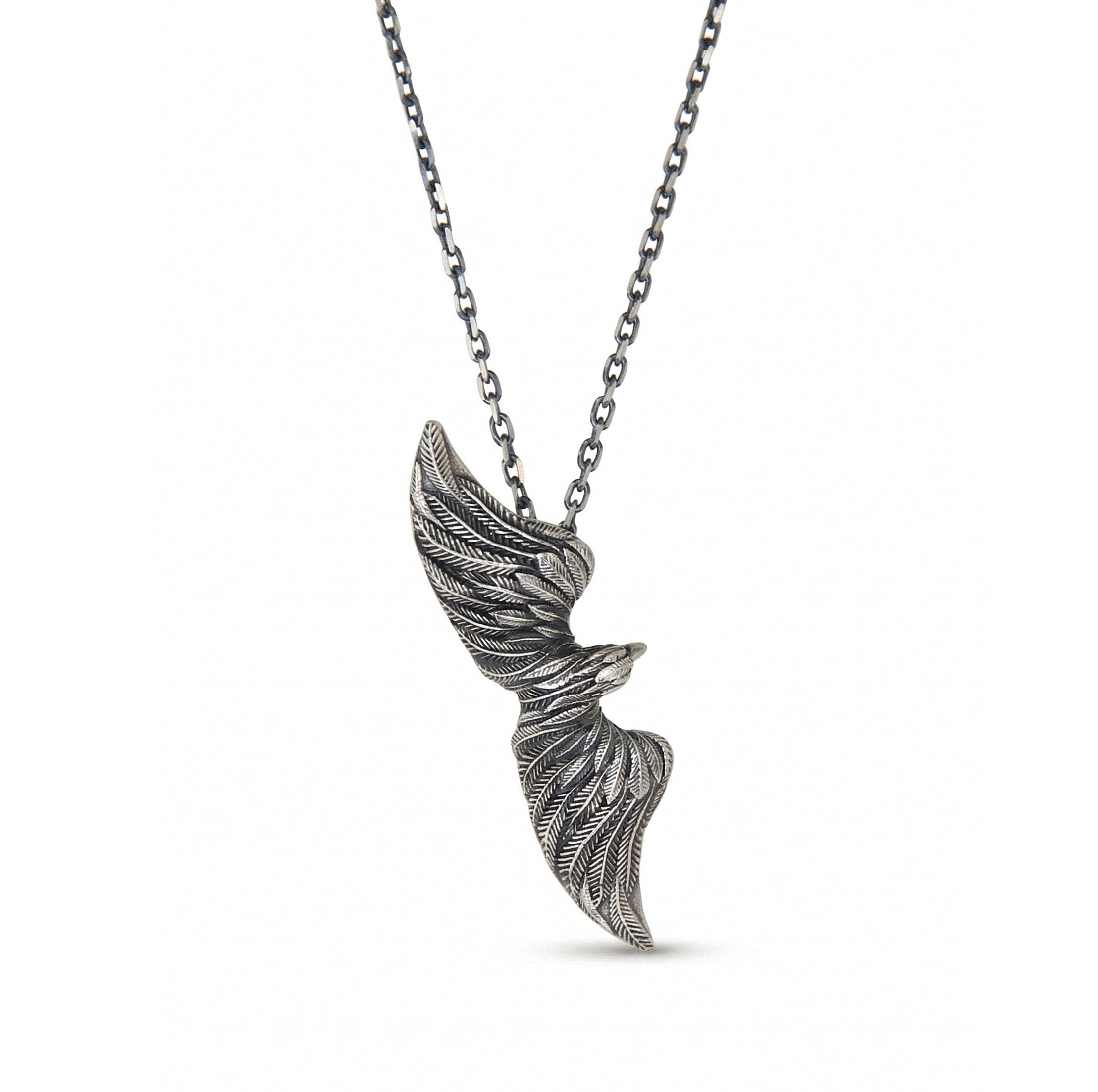 Flying Eagle Necklace in Sterling Silver