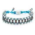 Frode Bridge Gem Stone Bracelet in Sterling Silver