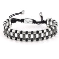 Frode Bridge Gem Stone Bracelet in Sterling Silver