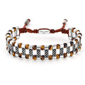 Frode Bridge Gem Stone Bracelet in Sterling Silver