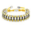 Frode Bridge Gem Stone Bracelet in Sterling Silver
