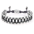 Frode Bridge Zircon Gem Stone Bracelet in Sterling Silver