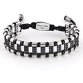 Frode Bridge Zircon Gem Stone Bracelet in Sterling Silver