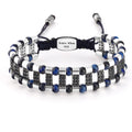 Frode Bridge Zircon Gem Stone Bracelet in Sterling Silver