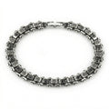 Fry Antique Chain Fdl Zircon Bracelet in Sterling Silver