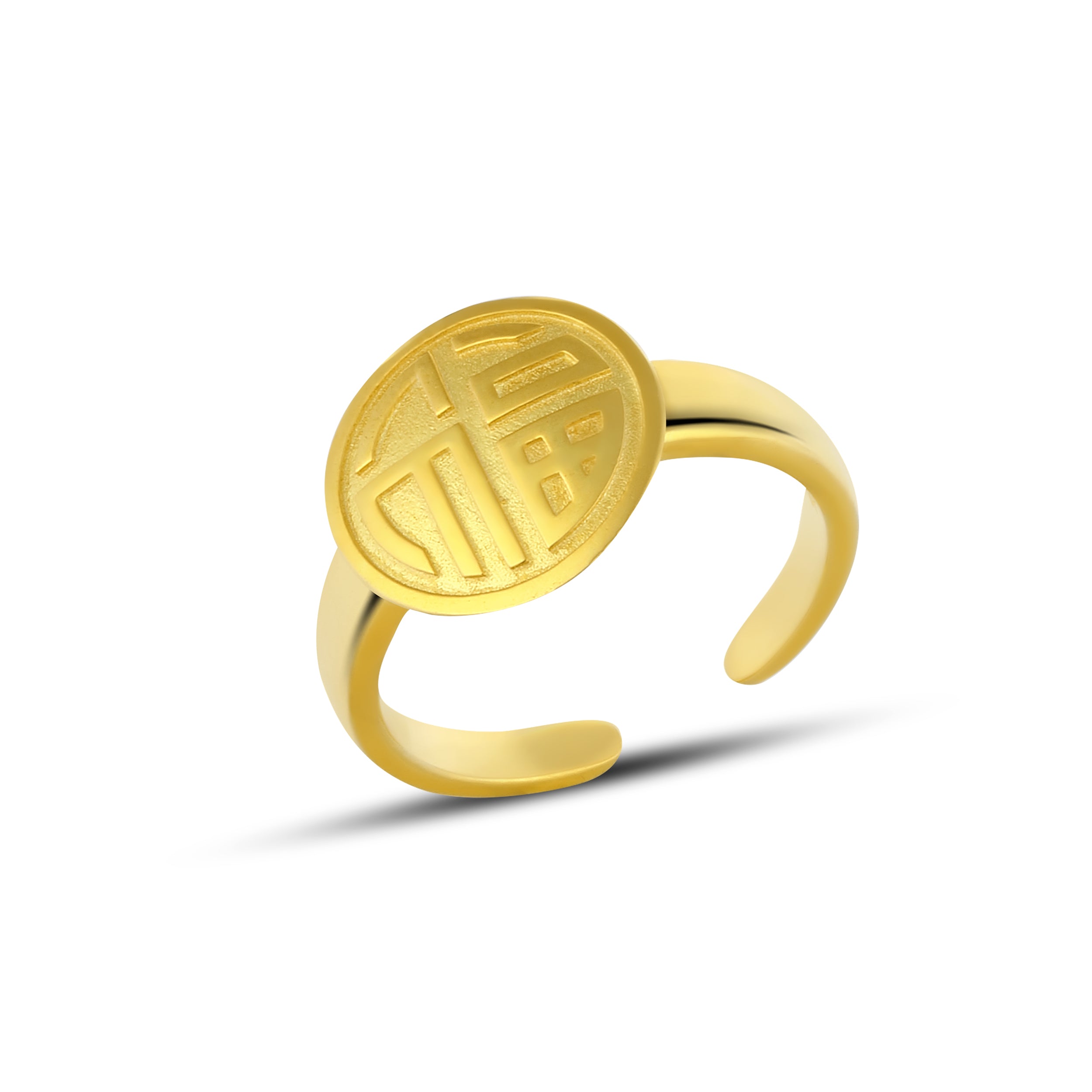 Good Fortune Sym Rng Ring in Sterling Silver