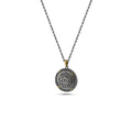God Circular 14K Sterling Silver in Sterling Silver & 14K Gold