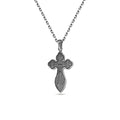 Heaven's Eye Cross Necklace in Sterling Silver