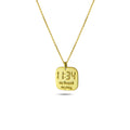 Hell Gold-Plated Necklace in Sterling Silver