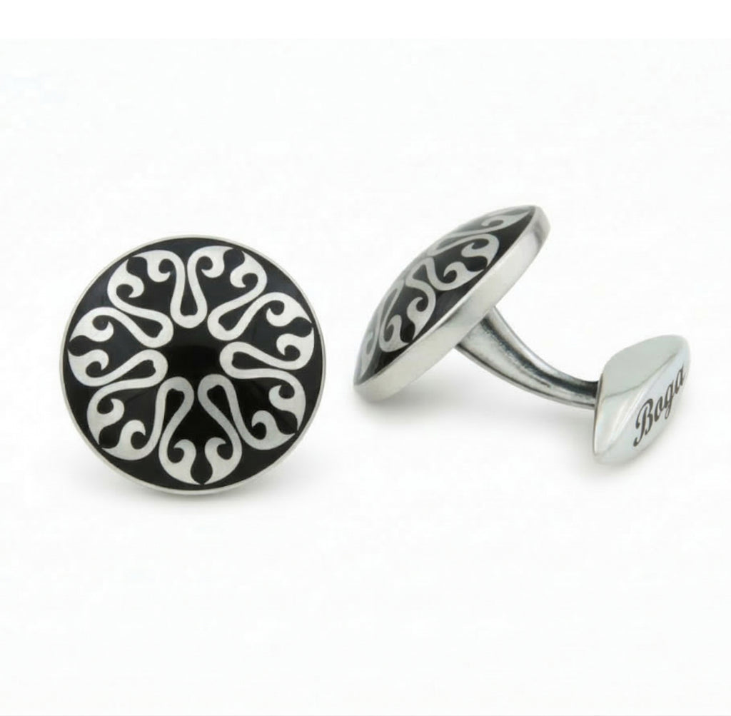 Hyperion Cufflinks in Sterling Silver
