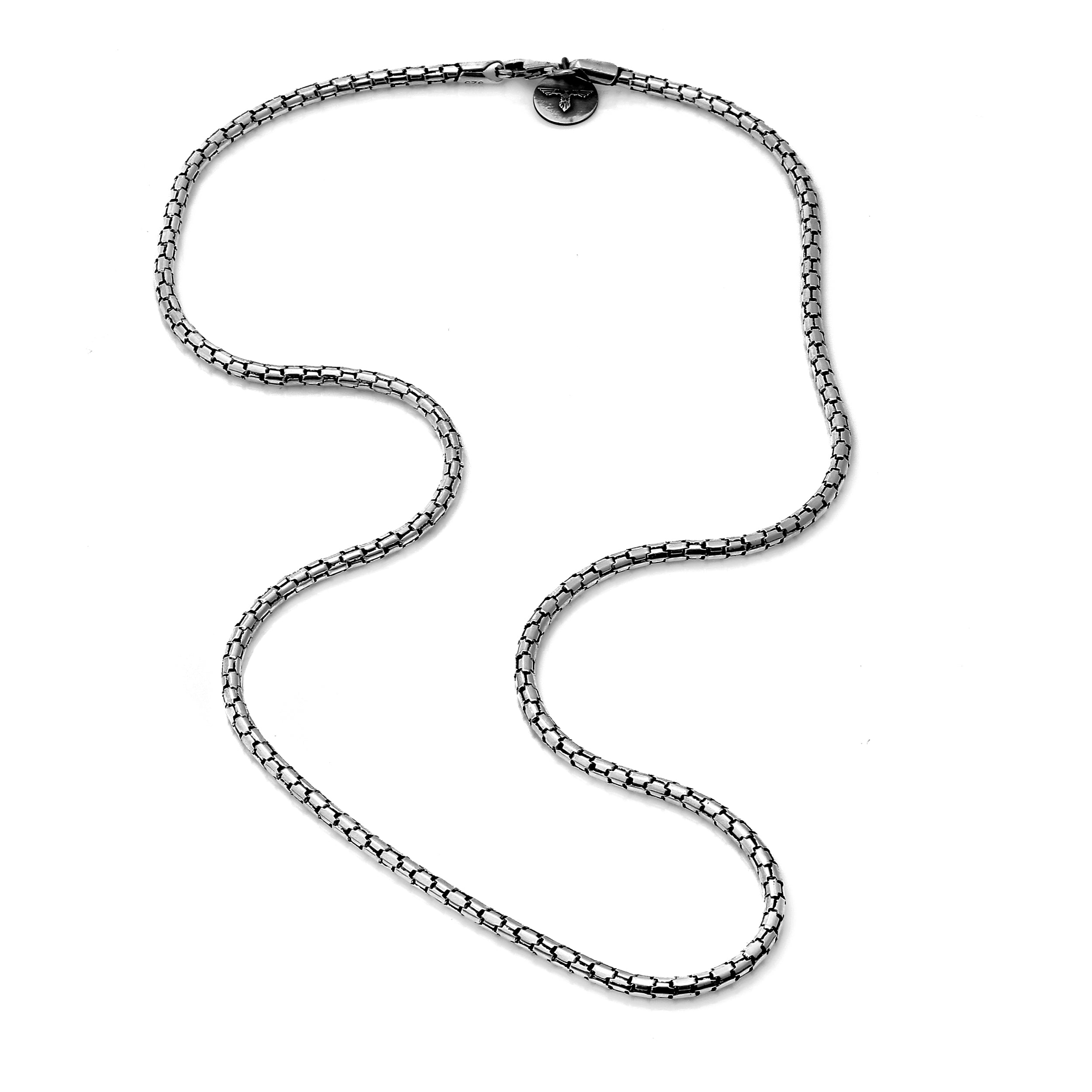 Italian Chain Necklace in Sterling Silver