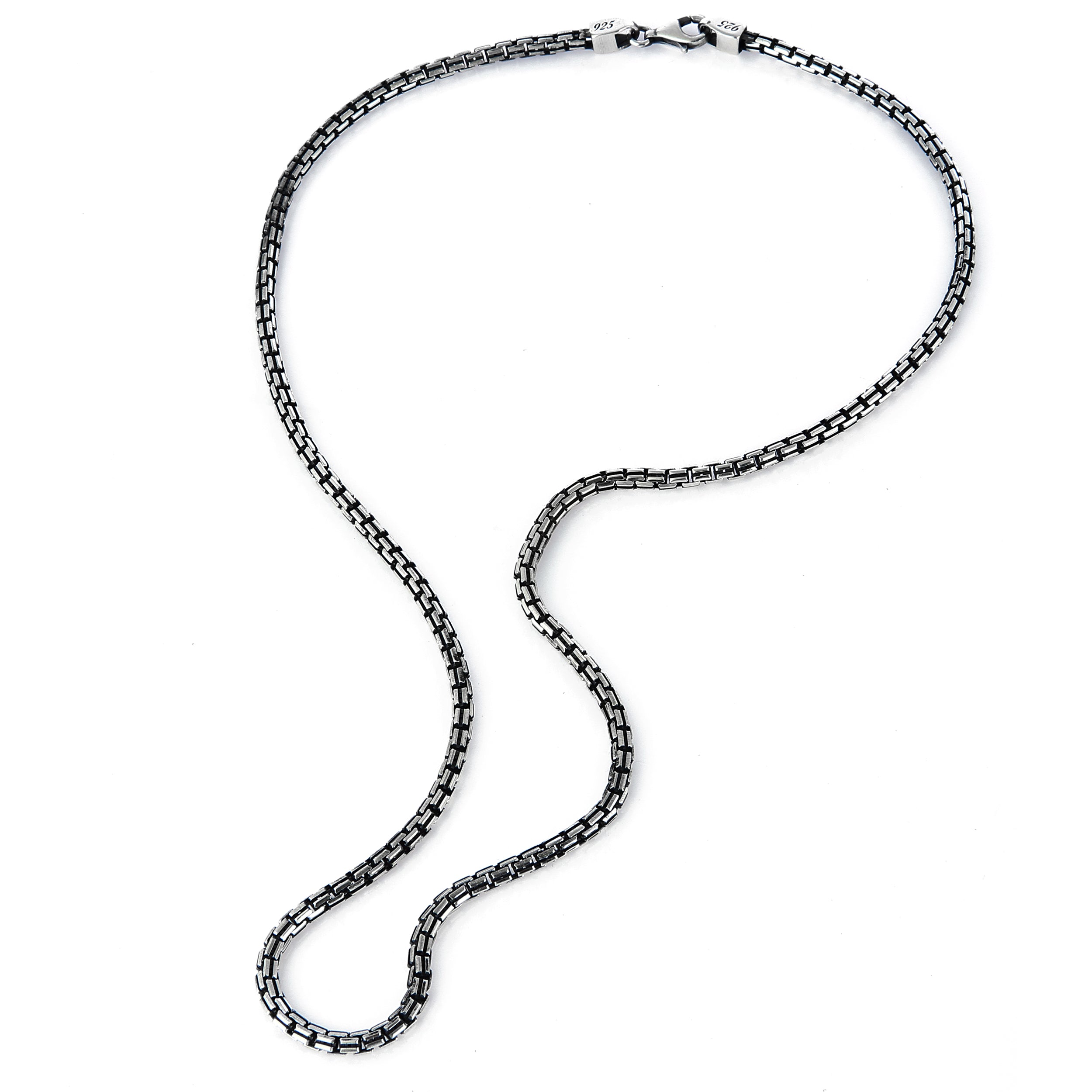 Italin Chain-s Necklace in Sterling Silver