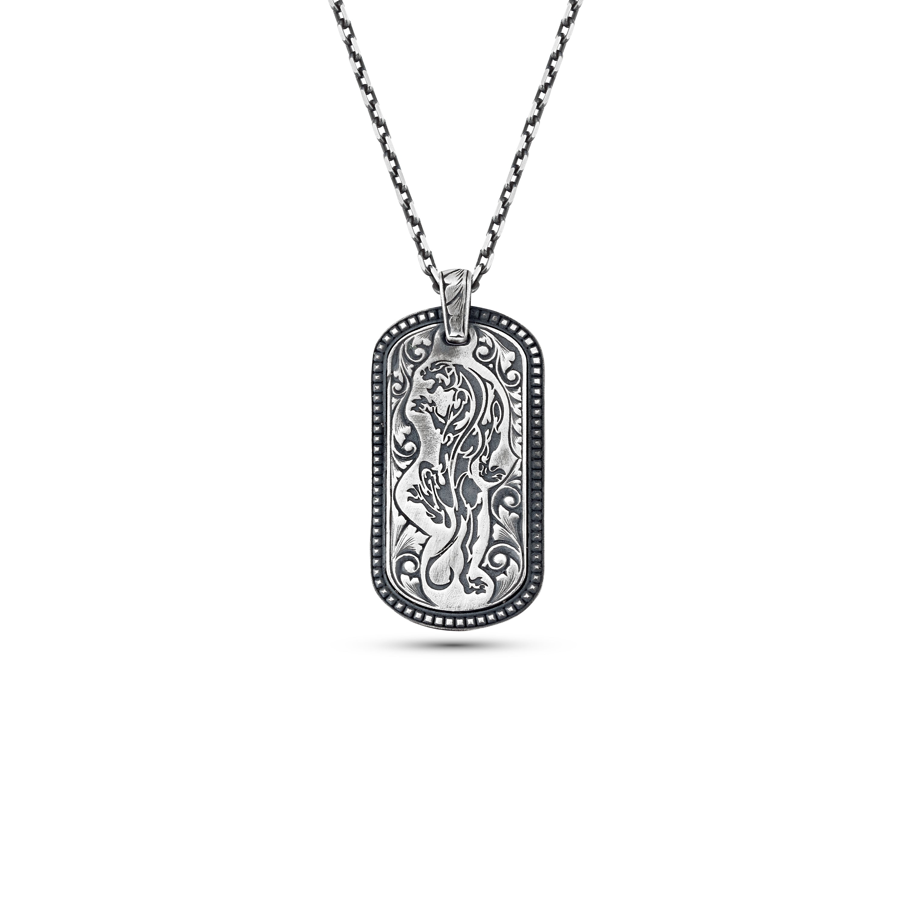 Jaguar Necklace in Sterling Silver