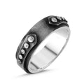 Knight Stud Ring in Sterling Silver