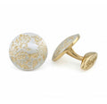 Lia Ngtve Gold-Plated Cufflinks in Sterling Silver
