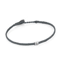 Life Herringbone Braided Wax Bracelet in Sterling Silver