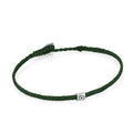 Life Herringbone Braided Wax Bracelet in Sterling Silver