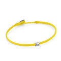 Life Herringbone Braided Wax Bracelet in Sterling Silver