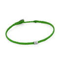 Life Herringbone Braided Wax Bracelet in Sterling Silver