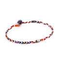 Life Herringbone Braided Wax Bracelet in Sterling Silver