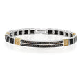 Lion Black Diamond Bridge 14K Sterling Silver in Sterling Silver & 14K Gold