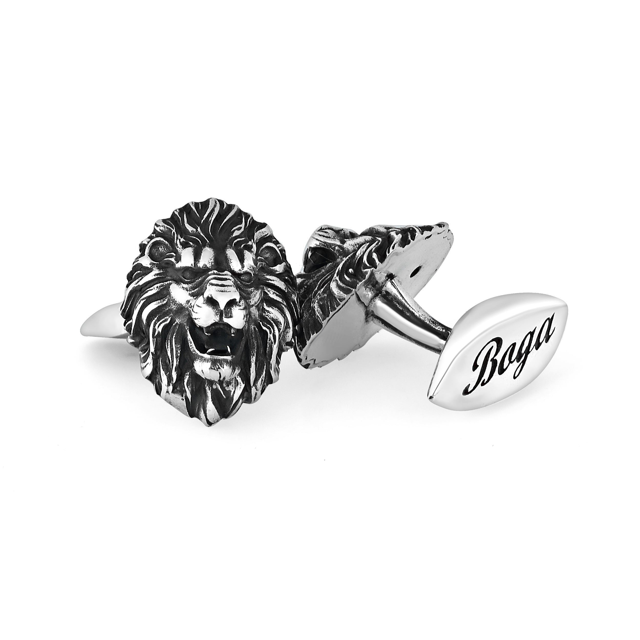 Lion King Cufflinks in Sterling Silver
