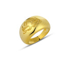 Lotus Rng Ring in Sterling Silver