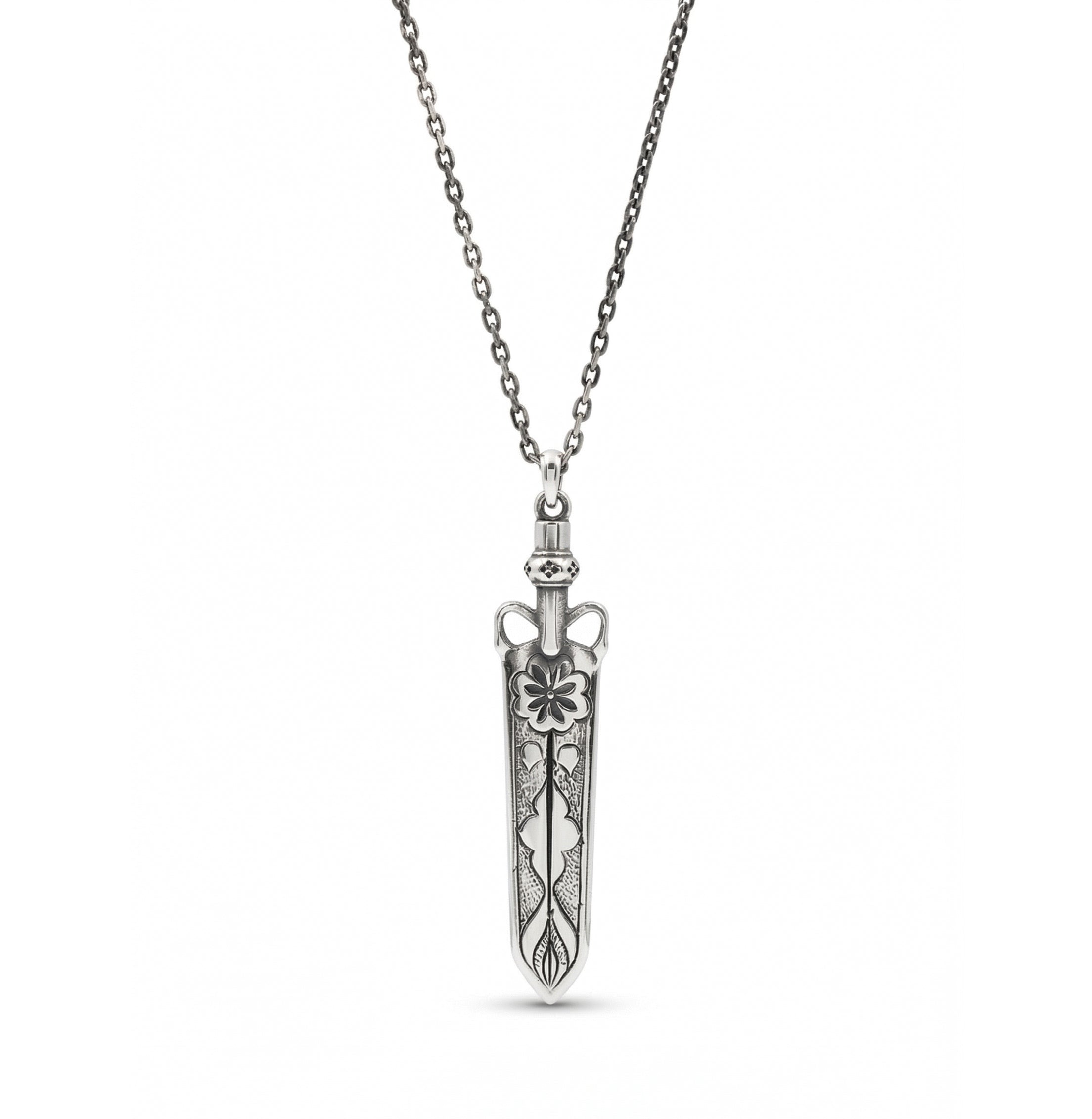 Machete Ottoman Necklace in Sterling Silver