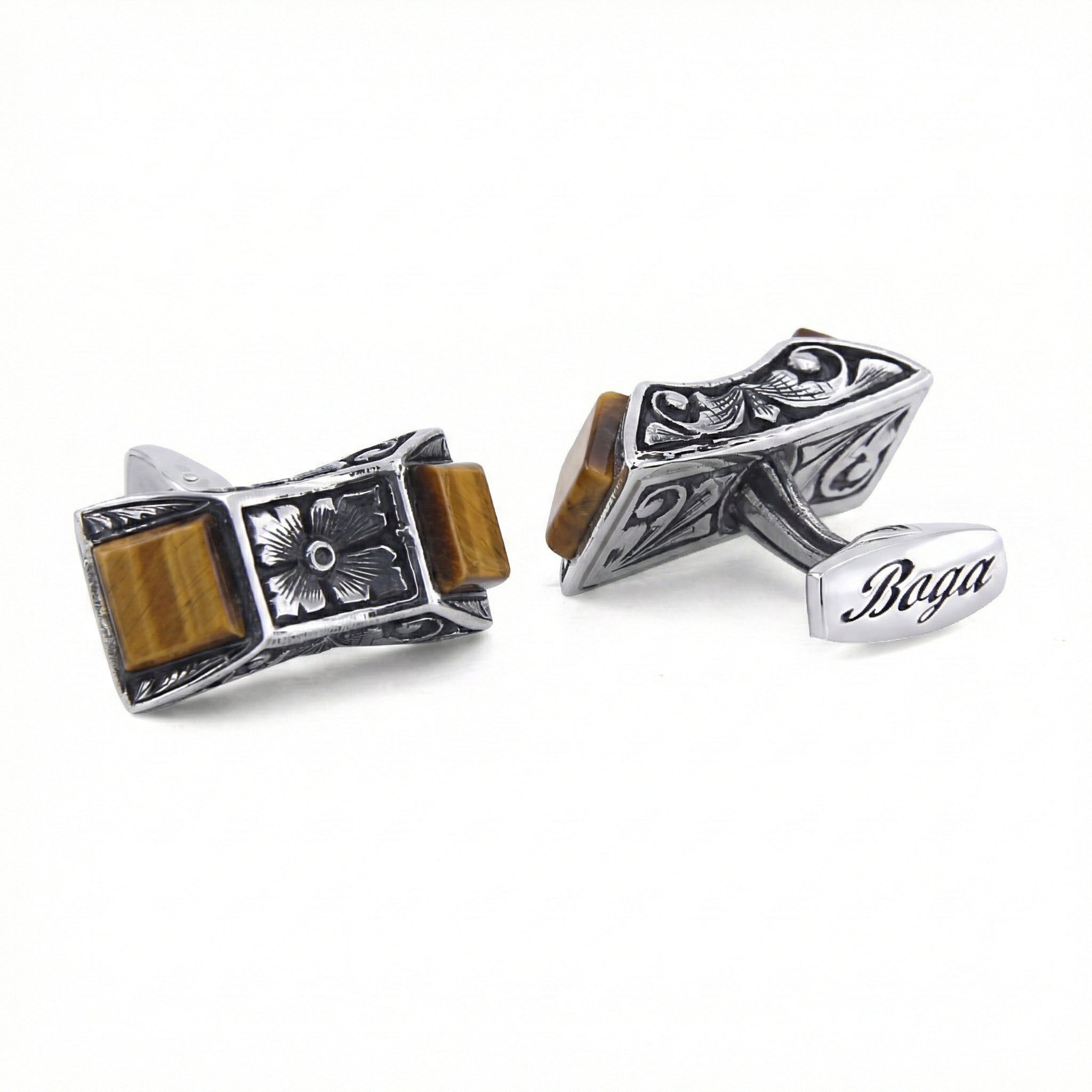 Mentor Cufflinks in Sterling Silver