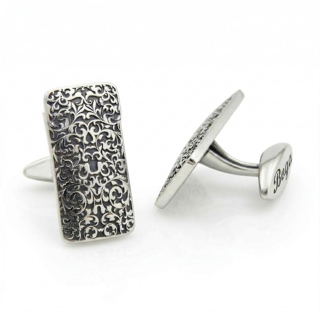 Miro Cufflinks in Sterling Silver