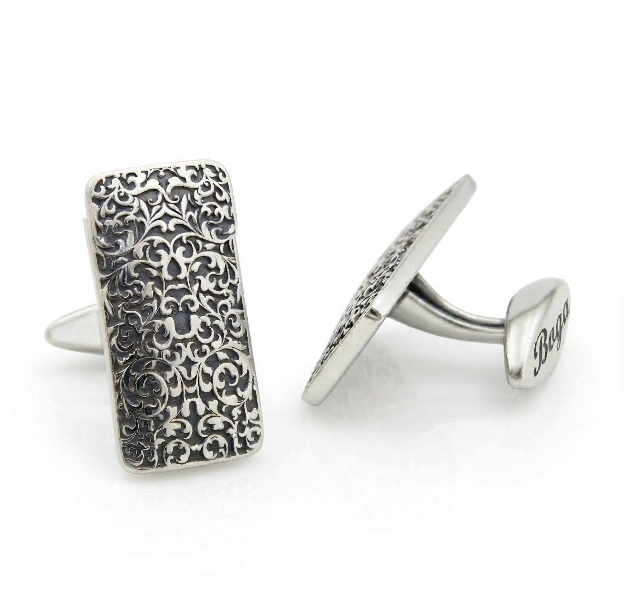 Miro Cufflinks in Sterling Silver