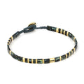 Miyuki̇ Black Dia in 14K Gold