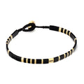 Miyuki̇ Black Dia in 14K Gold