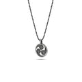 Mono-waves Ball Necklace in Sterling Silver