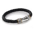 Single Lock Curved Xl 24K Sterling Silver in Sterling Silver & 24K Gold