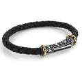 Single-l-long Chain 18K Spinel Sterling Silver in Sterling Silver & 18K Gold