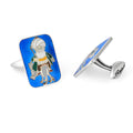 Nasrettin Hoca Cufflinks in Sterling Silver