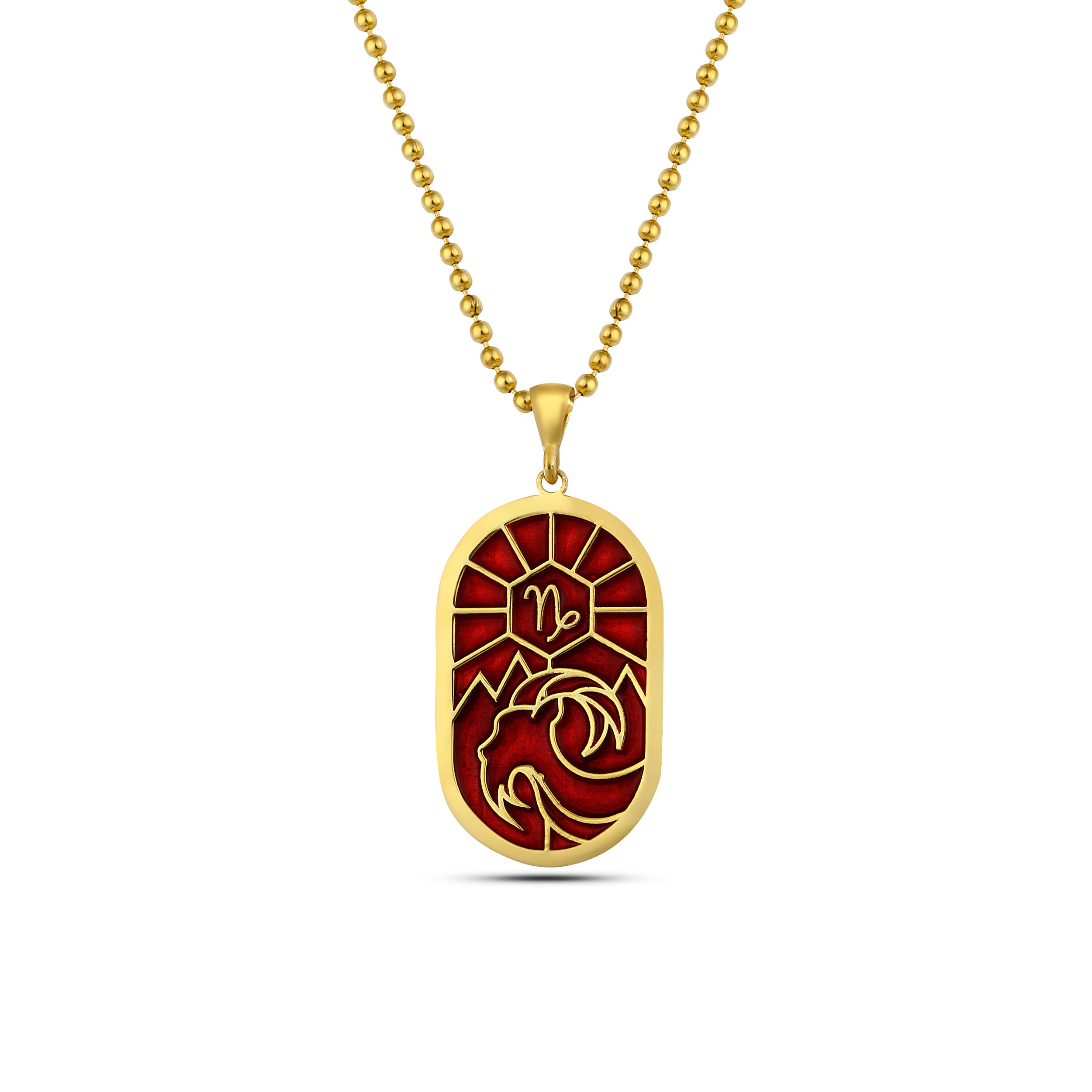 Zodiac Capricorn Necklace in Sterling Silver