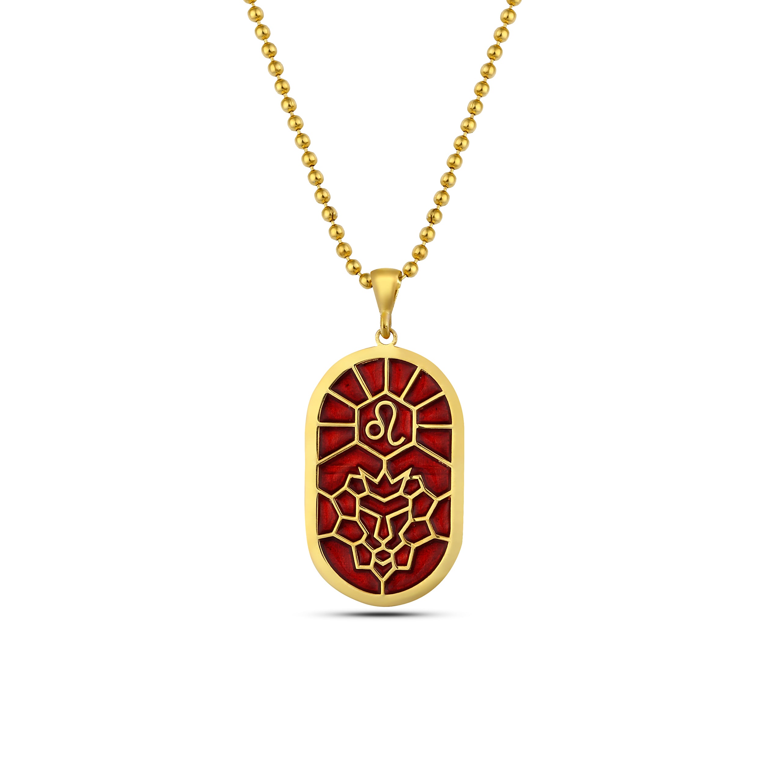 Zodiac Leo Necklace in Sterling Silver