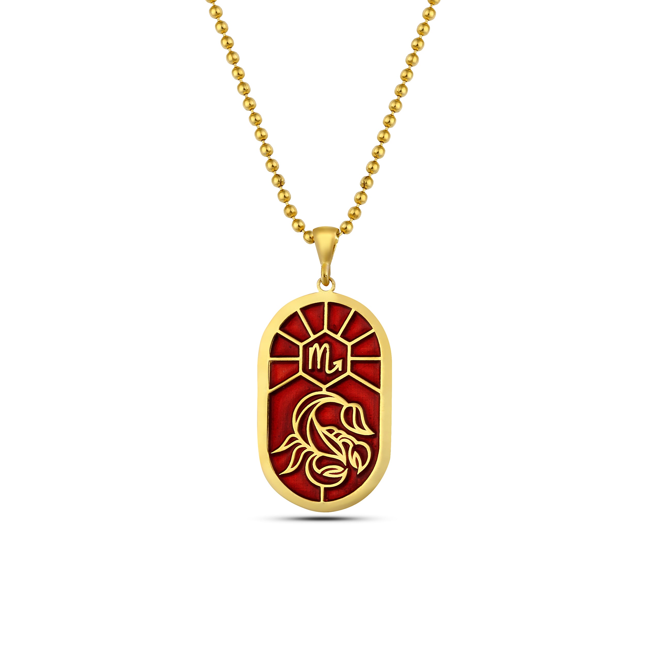 Scorpio-akrep Necklace in Sterling Silver