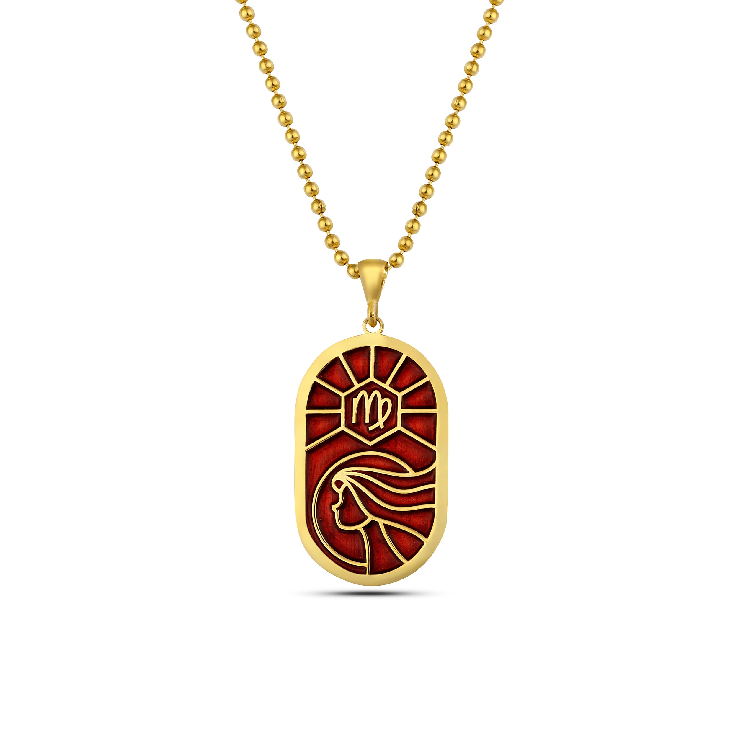 Zodiac Virgo Necklace in Sterling Silver