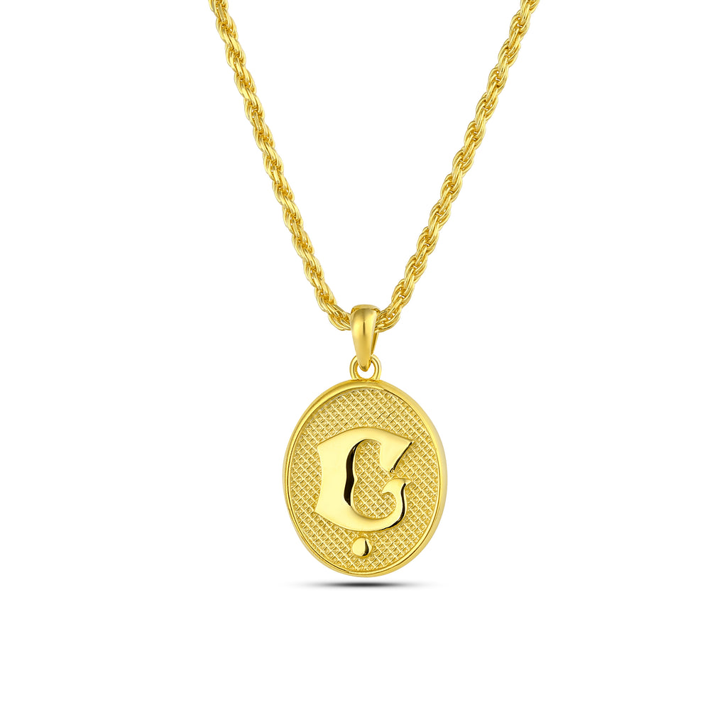 Initial Ç Necklace, Sterling Silver