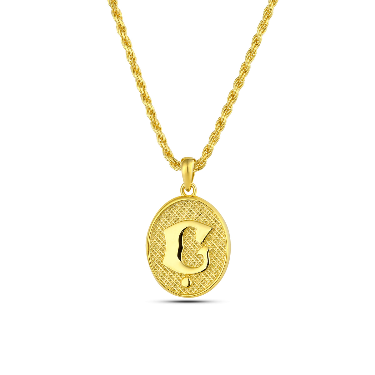 Initial Ç Necklace, Sterling Silver