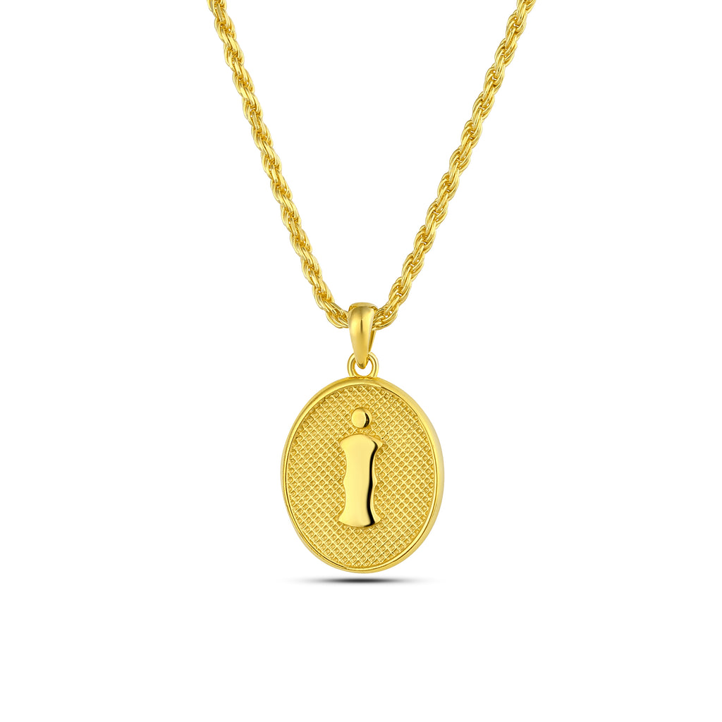 Initial İ Necklace, Sterling Silver